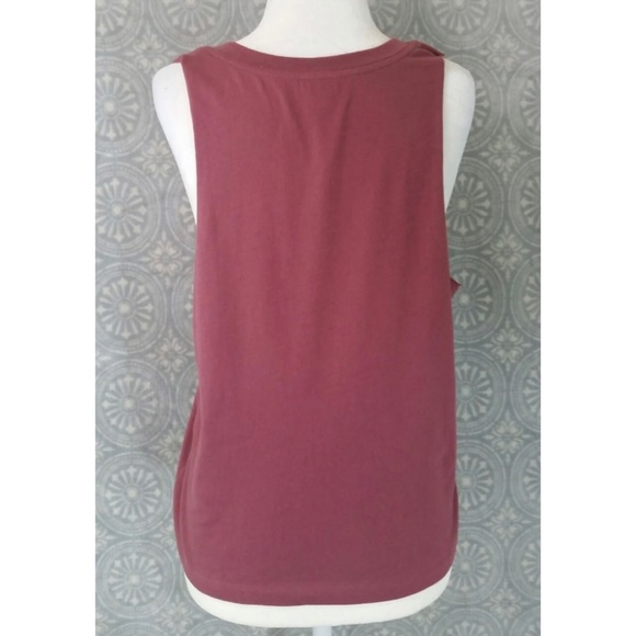 PINK Mesh Muscle Tank Top - Picture 2 of 3